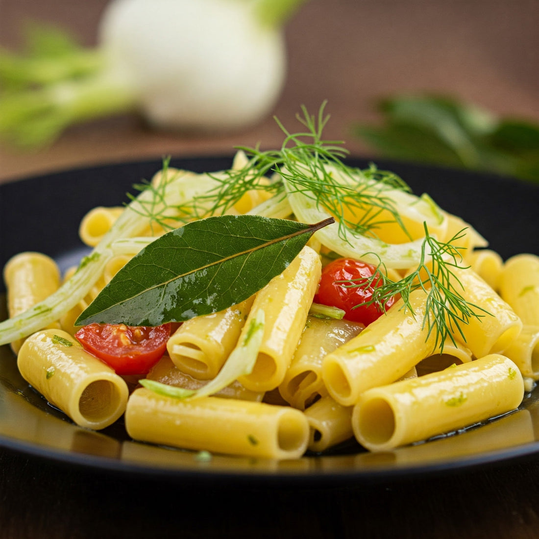 The Taste of Sicily: Pasta with Wild Fennel & Fresh Bay Leaves